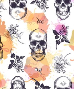 Floral Skulls
